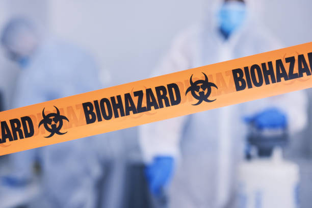 Professional Blood Cleanup technician working in Farmington, NH